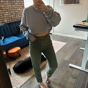 BDG Green Straight Leg Pants